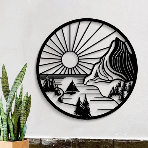 Duooln mountain scene - duooln, metal