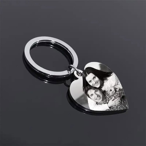 Custom heart photo - custom, pendant