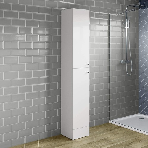 Bathroom cabinet cupboard tall - cupboard,