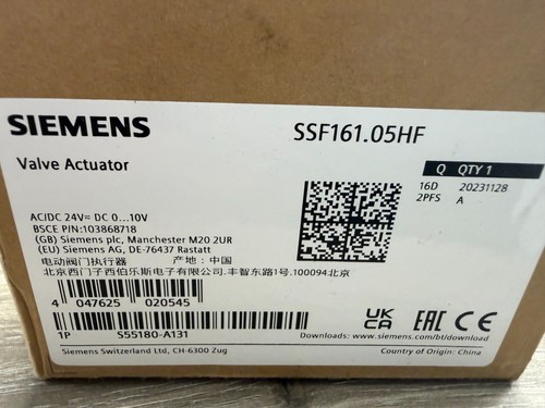 Siemens valve actuator - valve,