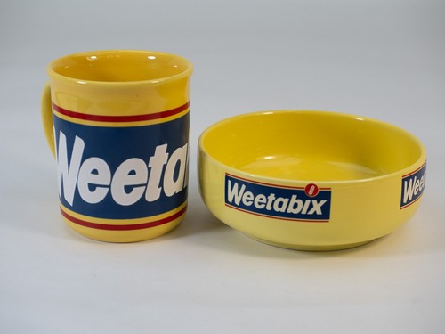 Retro weetabix round - weetabix, yellow