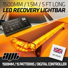1500MM 1.5m 48" Van Truck LED Amber Light Bar Beacon Hazard Recovery Lightbar