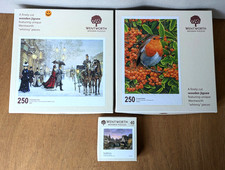 3 Wentworth 250 wooden jigsaws