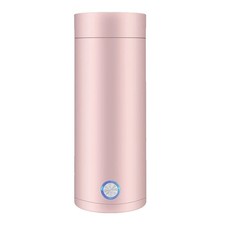 Portable Travel Electric Kettle Cup 400ml Stainless Steel Vacuum Insulated Auto