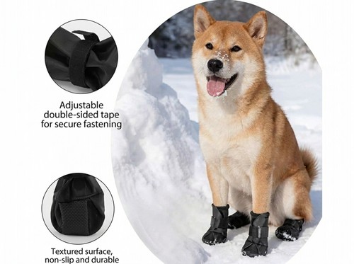 4pcs waterproof dog shoes - 4pcs,