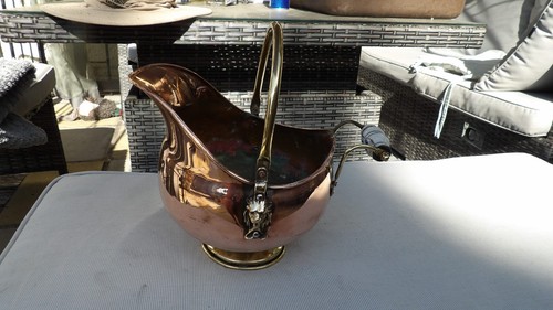 Small brass and copper coal - brass,
