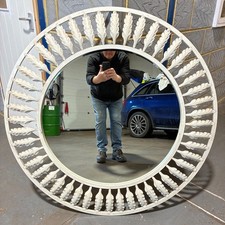 Very Large Ornate Steel Frame