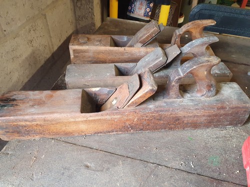 Vintage wooden jack plane - vintage,