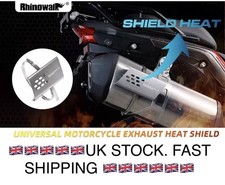 Rhinowalk Motorcycle Exhaust Heat Shield  for Rack less  Soft Luggage Bags