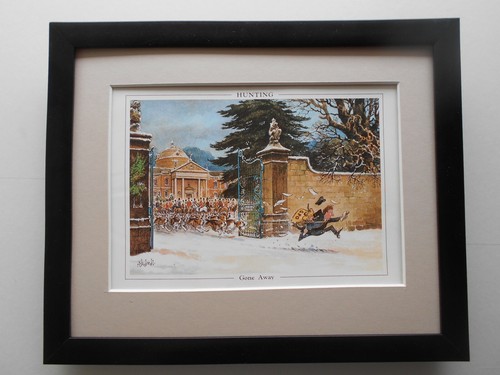Norman thelwell hunting print - norman,