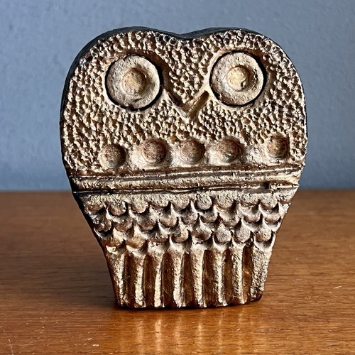 Vintage pottery owl - owl, bird