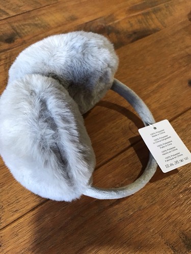 Grey faux fur soft padded - fur,