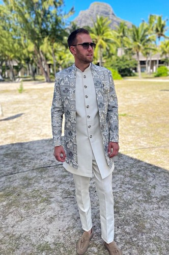 Men sherwani suit - sherwani,