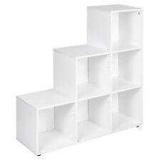 6 Cube Step Storage Bookcase