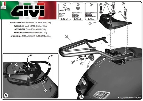 Specific attachment kit vespa - specific,
