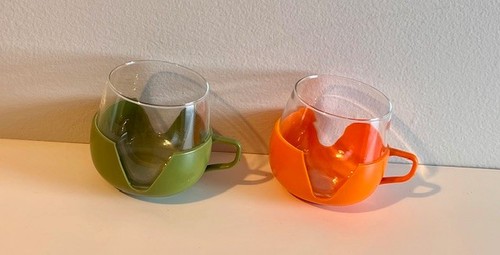 Vintage pyrex roly poly cups - pyrex,