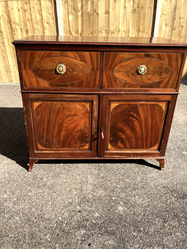 Beautifully inlaid mahogany