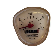 ukscooters LAMBRETTA J RANGE 0-60 M SPEEDOMETER VEGLIA BORLETTI INNOCENTI CENTO