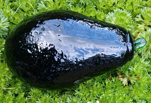 Glass avocado fruit - avocado, figure