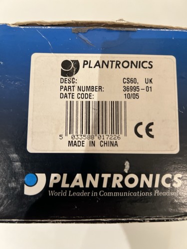 Plantronics cs60 wireless - cs60,