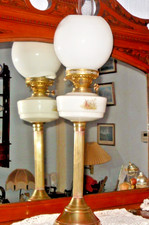 SUPERB 27" TALL ANTIQUE DBL