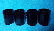 Vintage Black Milk Glass