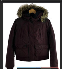 G-Star Raw Women Down Bomber Hooded Jacket Coat Size S