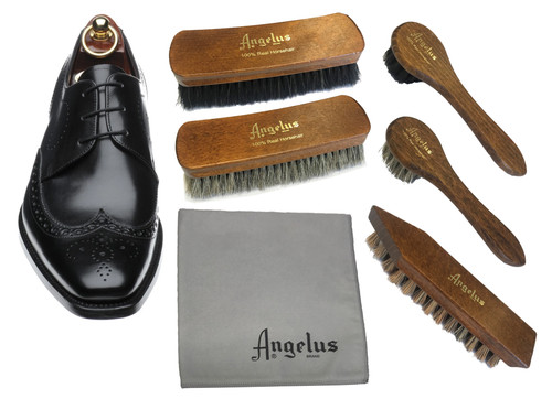 Horse hair shoe brush - shoe,