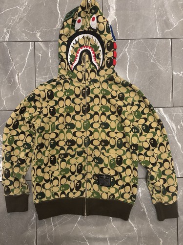 Bape coach shark full zip - bape, ×