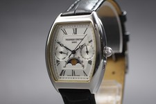 [Near MINT] Frederique Constant Geneve Moon Phase FC260X3T5/6 Qz Men's Watch