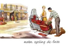 1961 Ariel Leader 250cc motorcycle poster