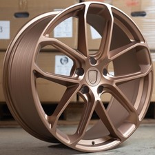 Porsche Cayenne Q7 Touareg x4 22” Cayenne GTS Style Alloys Matt Bronze 9.5J