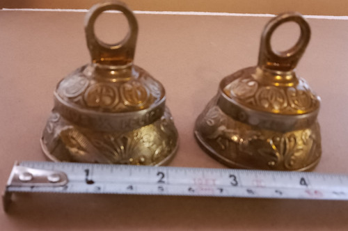 Pair solid brass sanctuary - pair,