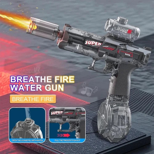 Electric water gun - water,
