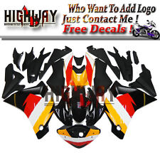 New Fairing Kit ABS Bodywork Cowling For Honda CBR250RR 11-14 black gold red