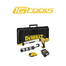 DeWALT DCE581D1 18V XR Cordless 300-600ml Caulking Gun Kit With 1 x 2.0Ah Batt