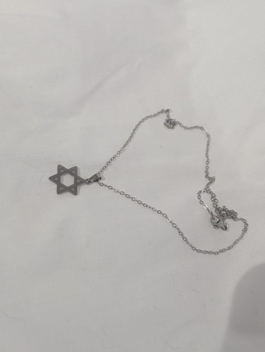Small star david necklace - small,