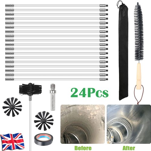 24x flexible chimney - flexible, set