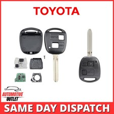2 BUTTON REMOTE KEY FOB KIT FOR TOYOTA CAMRY HIGHLANDER 2001 2005 4D67 433MHZ OE