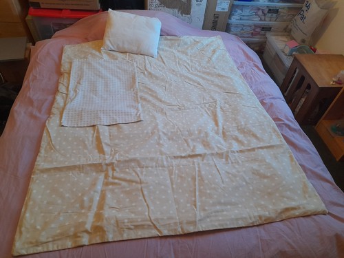 Mothercare beige cotbed 2piece