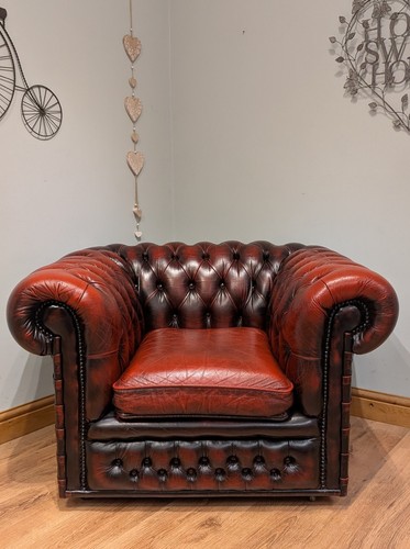 Oxblood red leather - red,