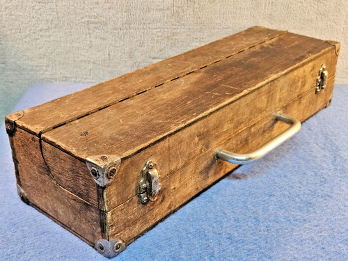 Vintage wooden transit - wooden, box