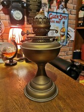 Antique Brass Oil Lamp with