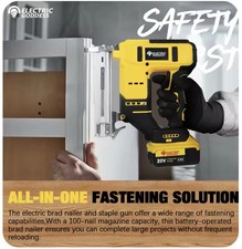 Electric Goddess Nail Gun  Brad Nailer for Dewalt 18v Battery