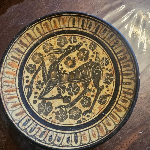 Corinthian antelope dish - corinthian, 4"