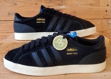 Adidas Basket Profi Low Suede Trainers UK9/US9.5/EU43 G95487 Black/White