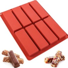 Silicone Cake Bake Cook Mould Chocolate Mold Bar Break Apart Choc Block Ice Tray