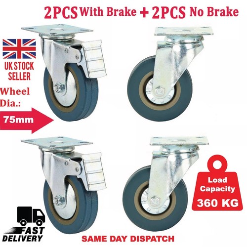 Heavy duty 75mm rubber - heavy,