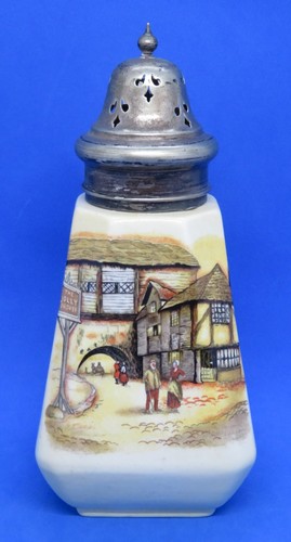 Hanley pottery silver plate - silver,