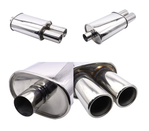 Twin tips stainless - 3",